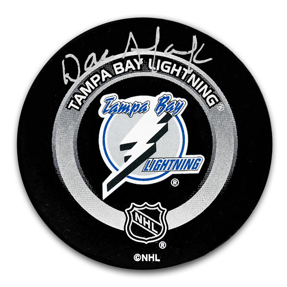 Dave Andreychuk Tampa Bay Lightning Autographed Official Game Puck