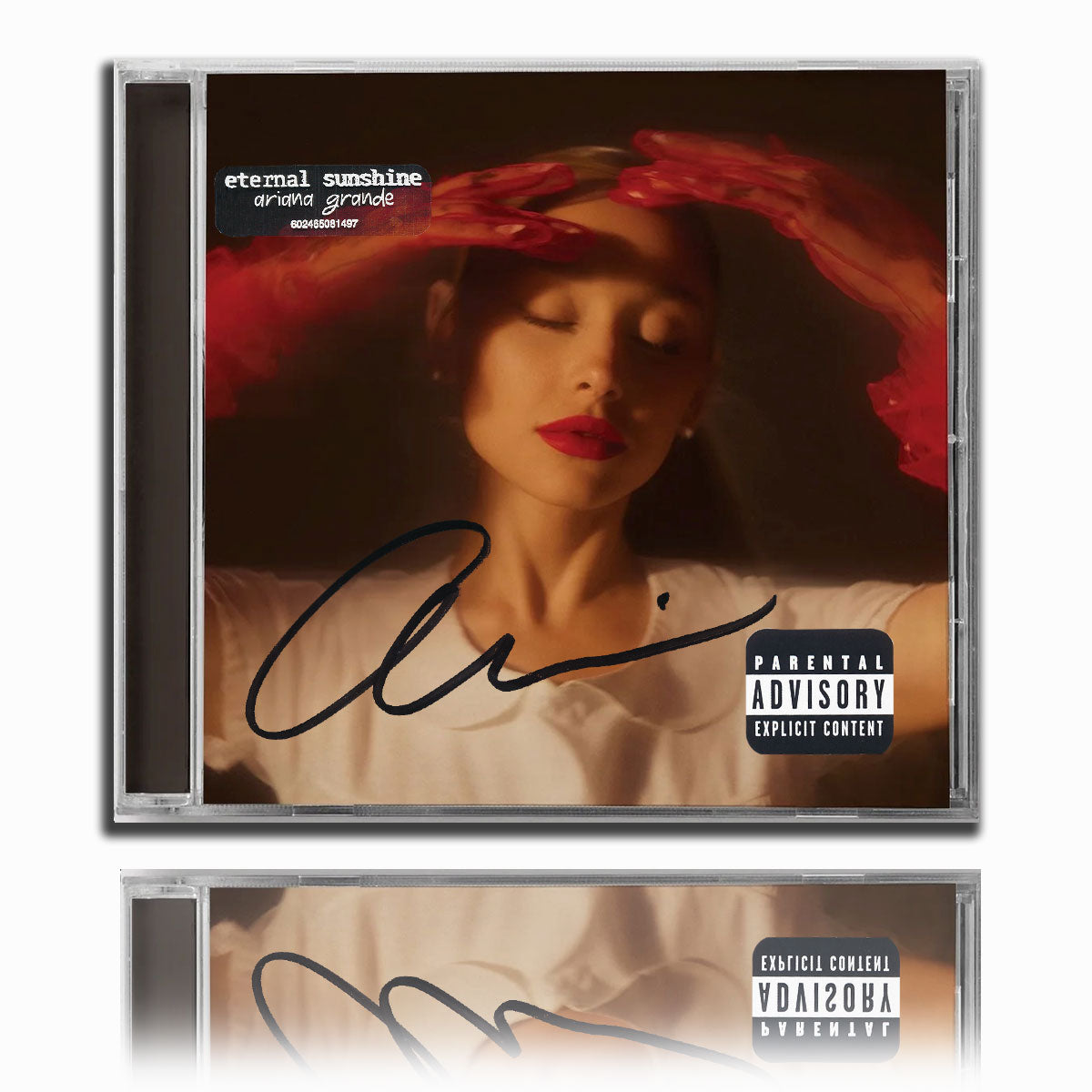 Ariana Grande ETERNAL SUNSHINE Autographed CD Album