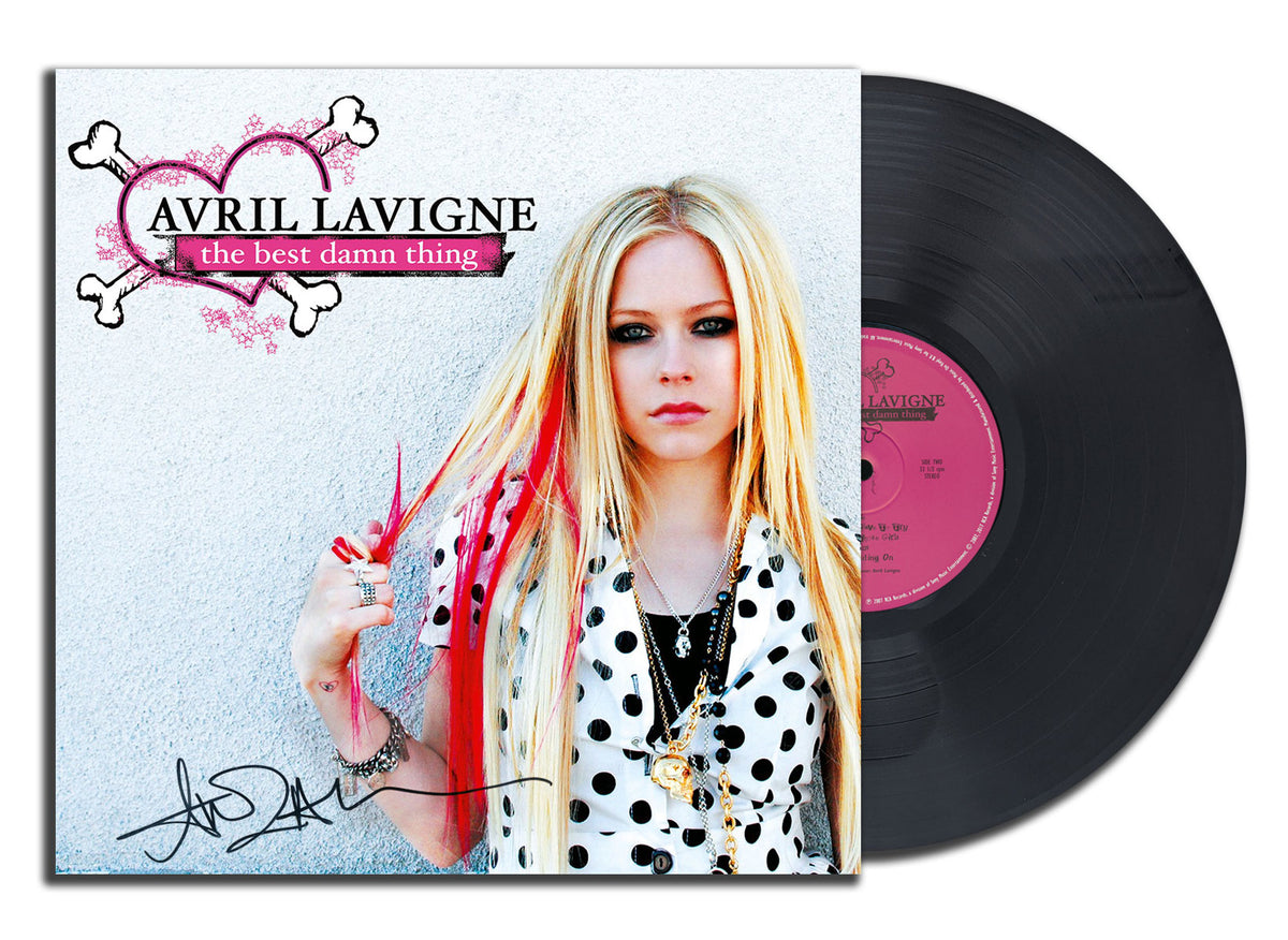 Avril Lavigne Signed THE BEST DAMN THING Autographed Vinyl Album LP