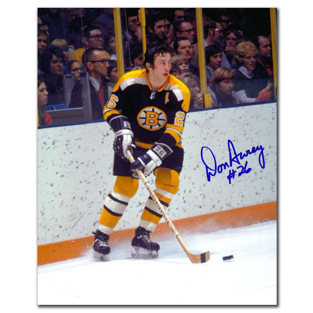 Don Awrey Boston Bruins Autographed 8x10