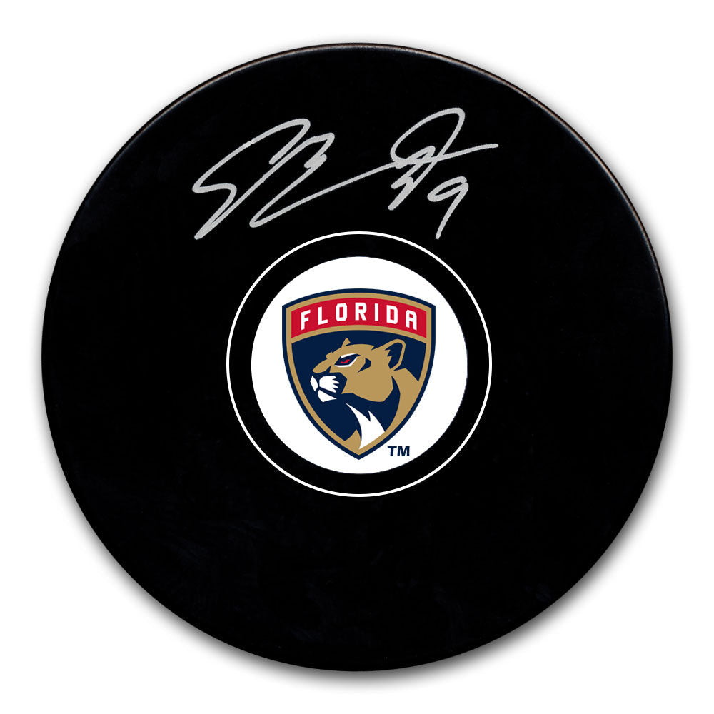 Sam Bennett Florida Panthers Autographed Puck