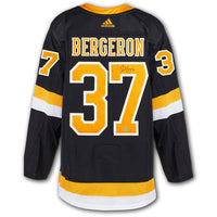 Patrice Bergeron Boston Bruins Adidas Pro Alternate Autographed Jersey