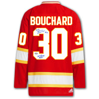 Dan Bouchard Atlanta Flames Adidas Vintage Pro Autographed Jersey