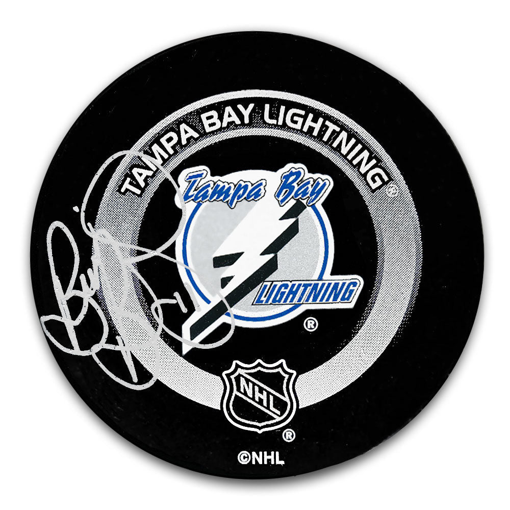 Brian Bradley Tampa Bay Lightning Autographed Official Game Puck