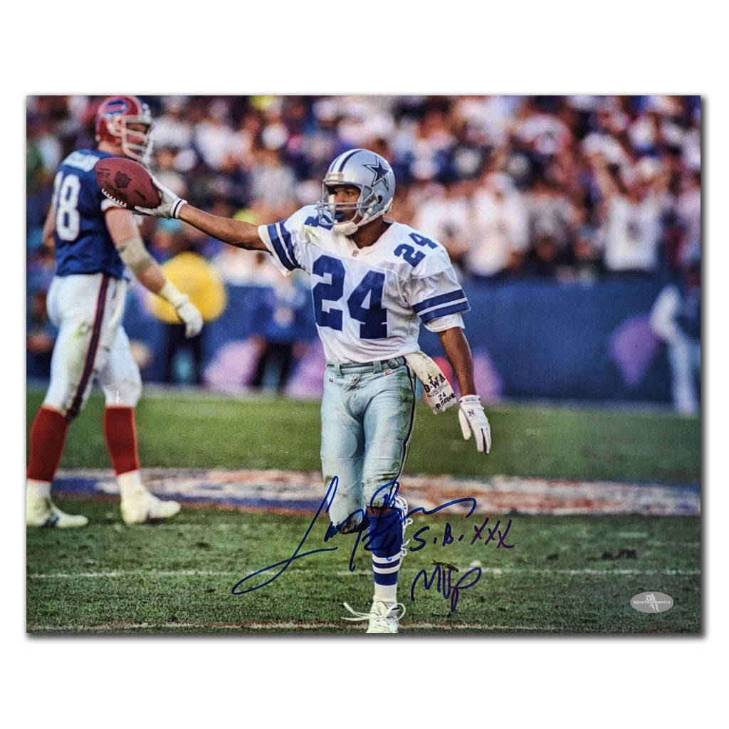 Larry Brown Dallas Cowboys dédicacé 16x20