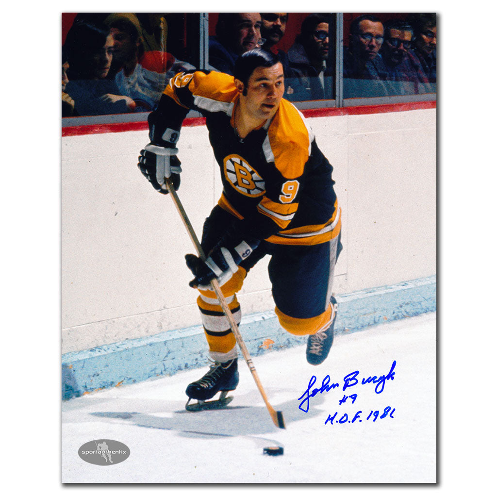 Johnny Bucyk Boston Bruins HOF Autographed 8x10