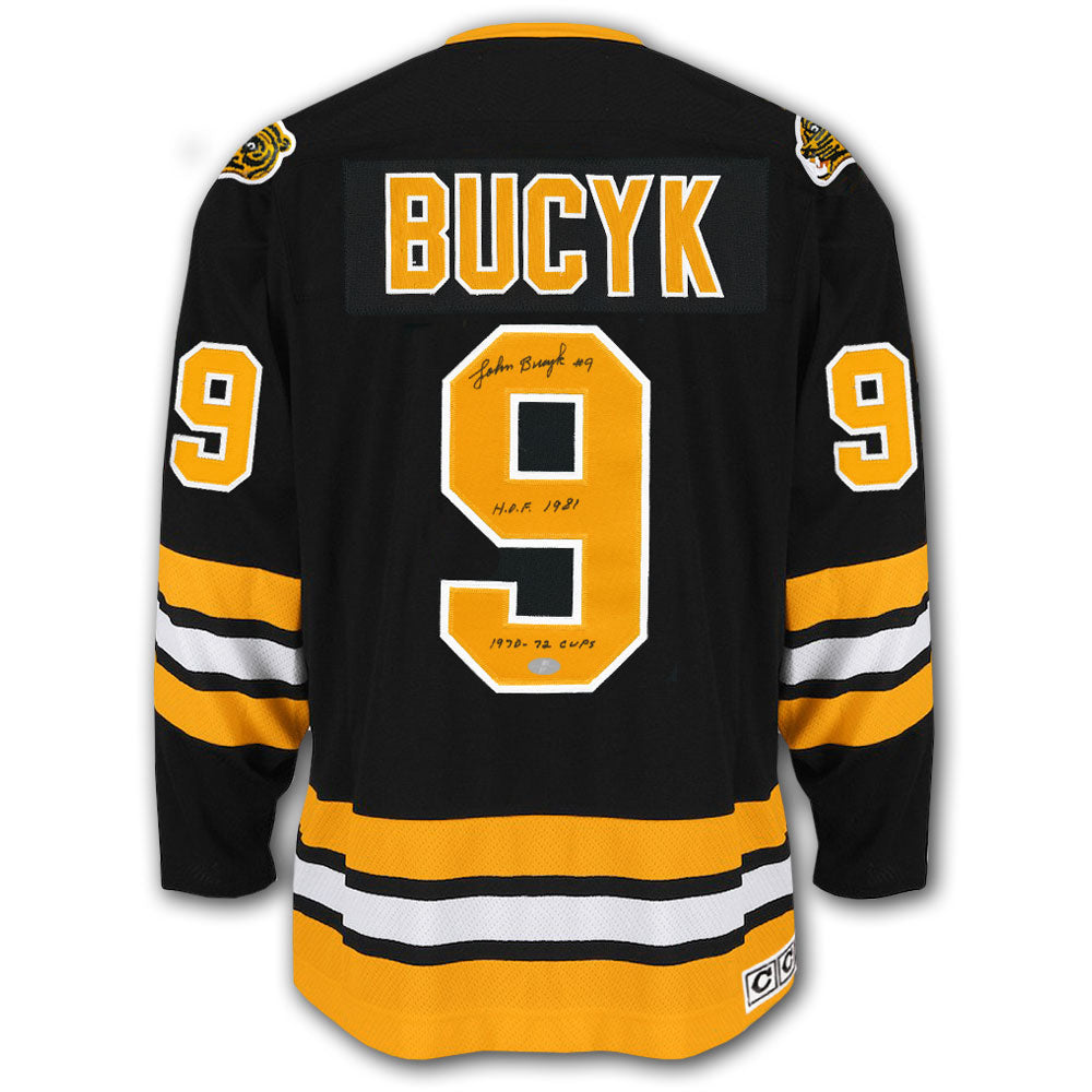 Johnny Bucyk Boston Bruins HOF CCM Autographed Jersey – Sport Authentix Inc