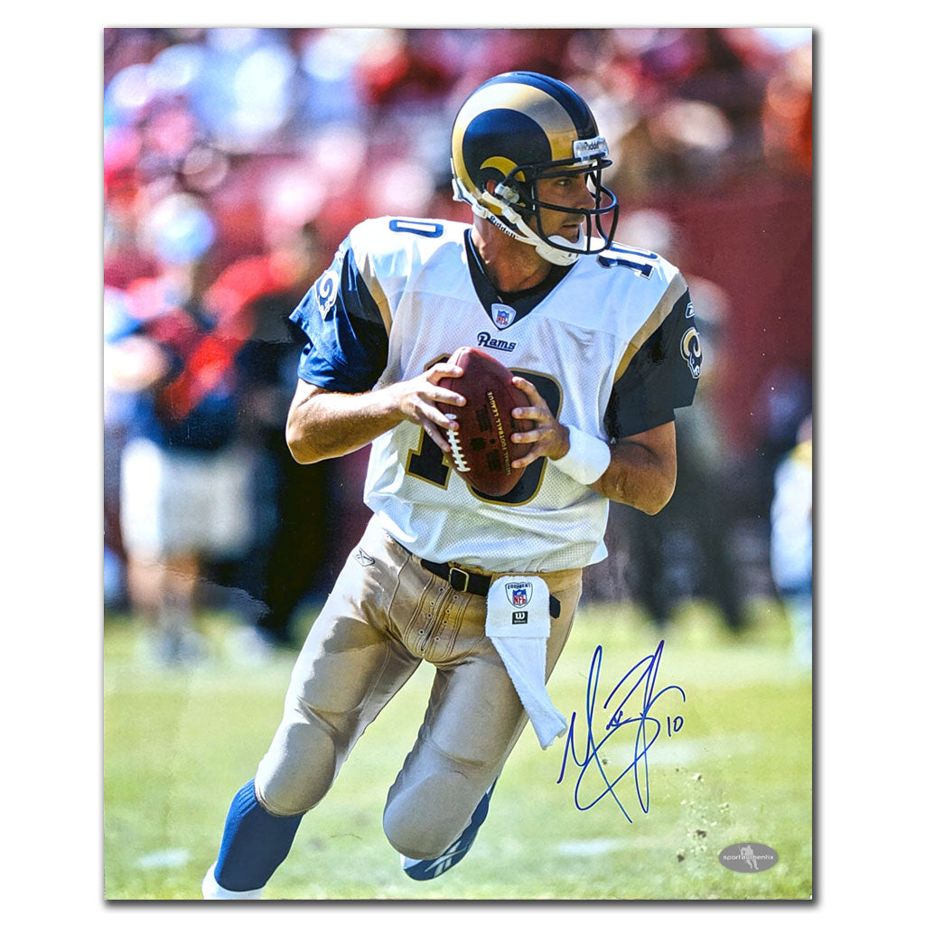 Marc Bulger St. Louis Rams dédicacé 16x20