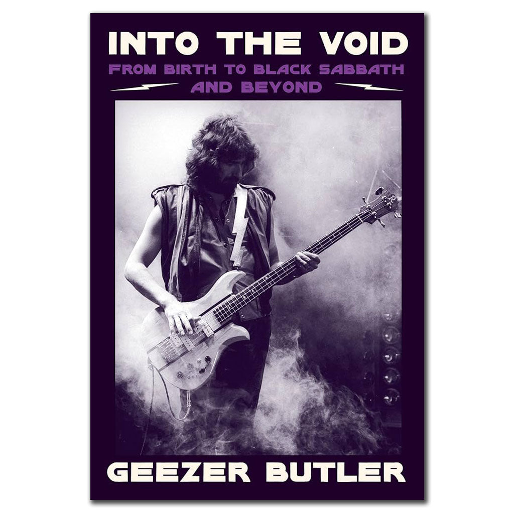 Geezer Butler INTO THE VOID Signed First Edition Hardcover Book