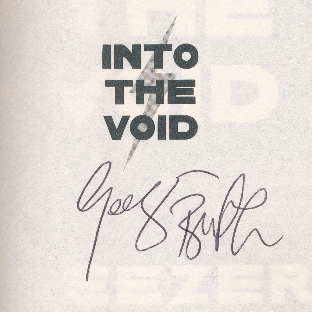 Geezer Butler INTO THE VOID Signed First Edition Hardcover Book