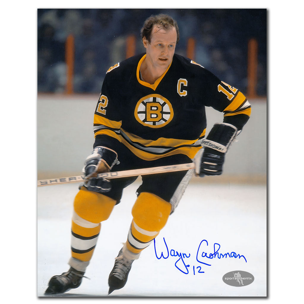 Wayne Cashman Boston Bruins CAPTAIN Autographed 8x10