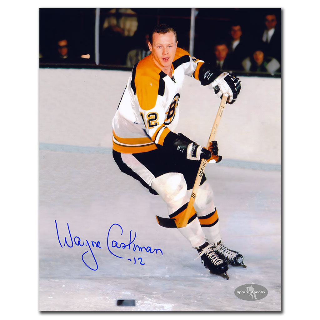 Wayne Cashman Boston Bruins ROOKIE Autographed 8x10