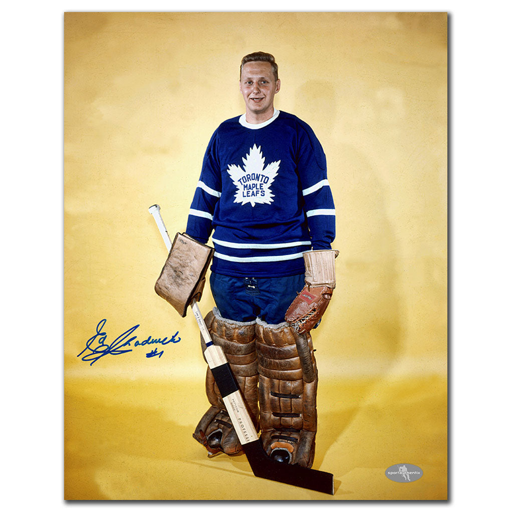 Ed Chadwick Toronto Maple Leafs Autographed 11x14 Photo