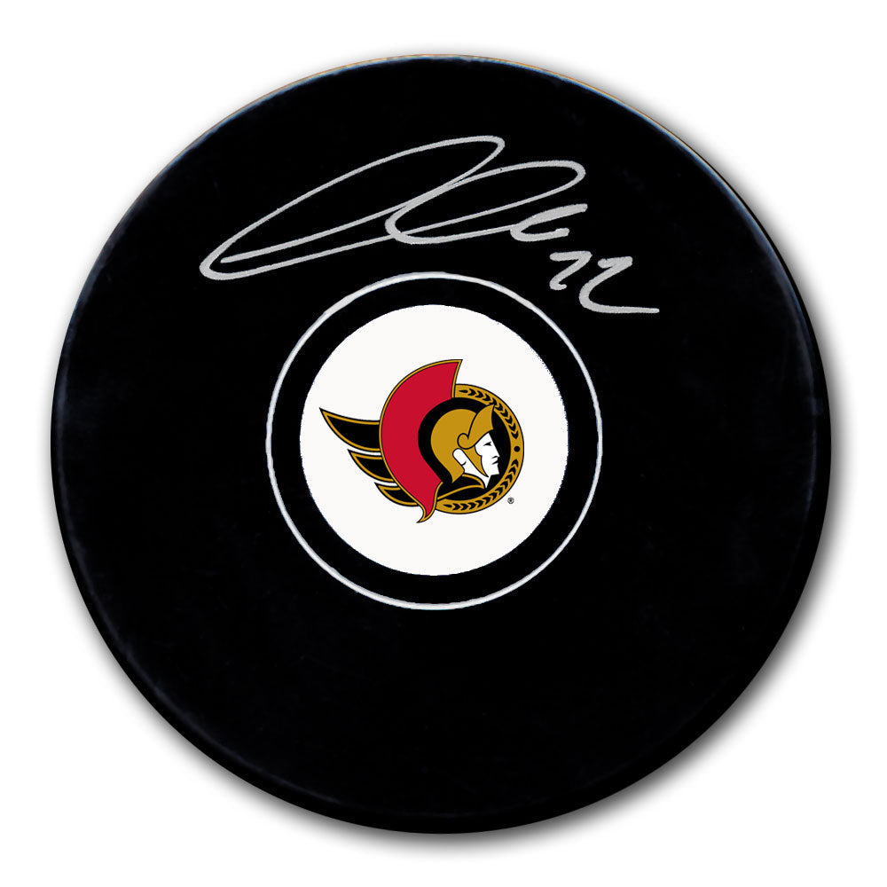 Thomas Chabot Ottawa Senators Autographed Puck