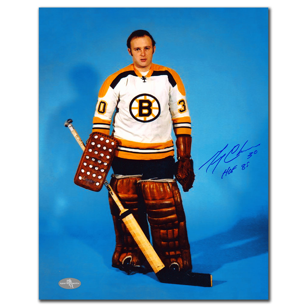 Gerry Cheevers Boston Bruins HOF Autographed 11x14 Photo