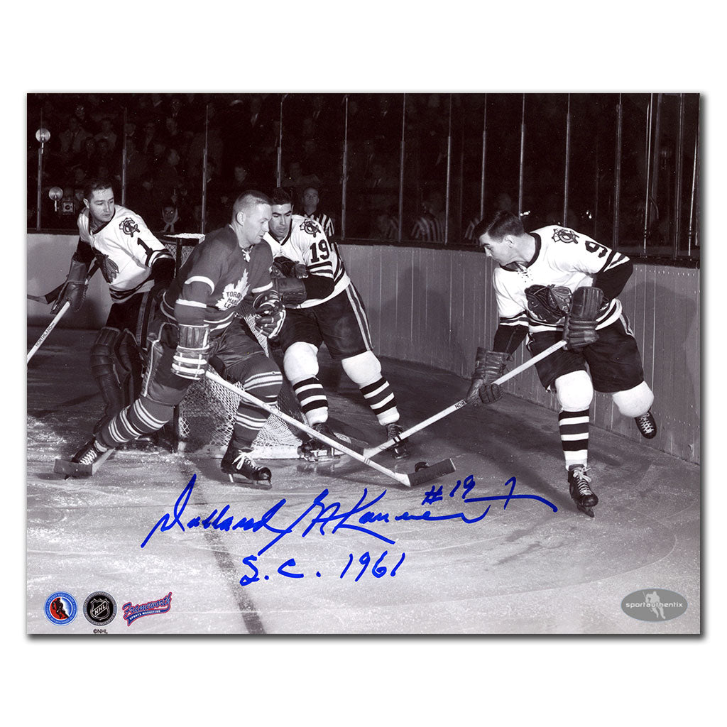 Dollard St. Laurent Chicago Blackhawks Autographed 8x10 Photo