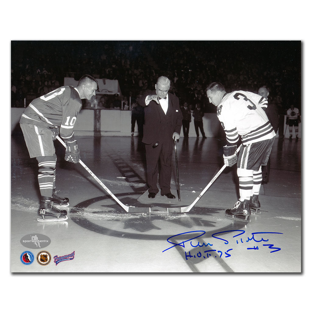 Pierre Pilote Chicago Blackhawks Autographed 8x10 Photo