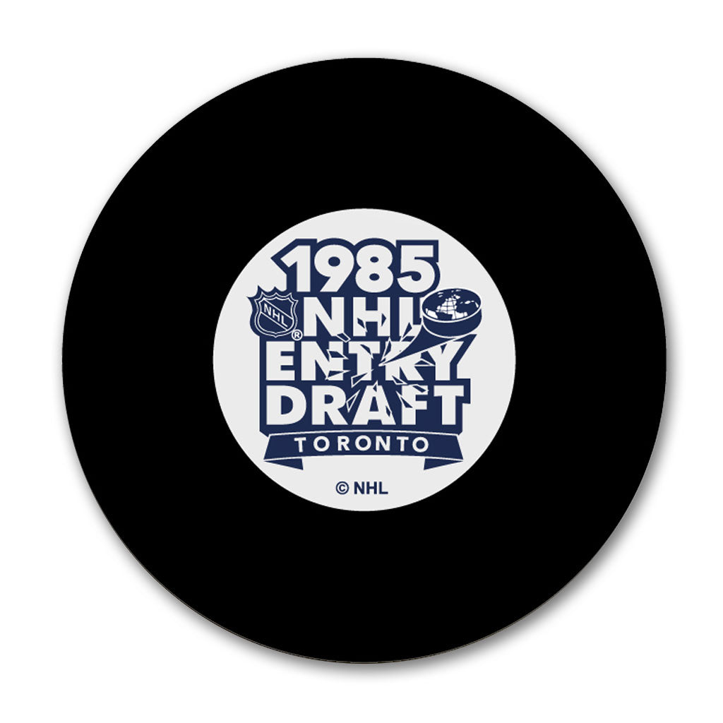 Wendel Clark Pre-Order 1985 NHL Draft Autographed Puck