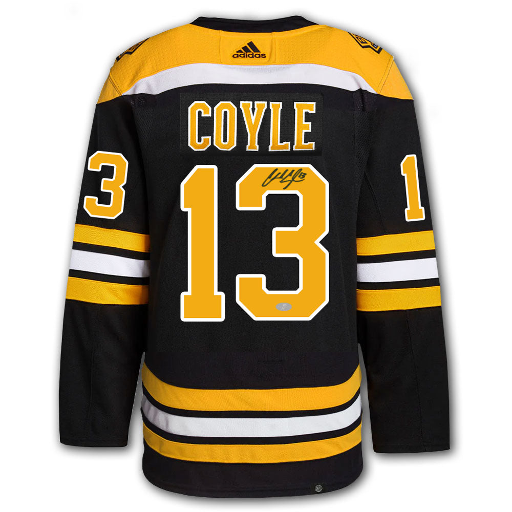 Charlie Coyle Boston Bruins Adidas Pro Autographed Jersey