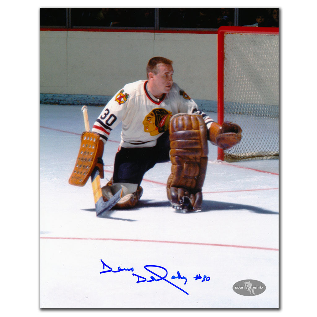 Denis DeJordy Chicago Blackhawks Autographed 8x10