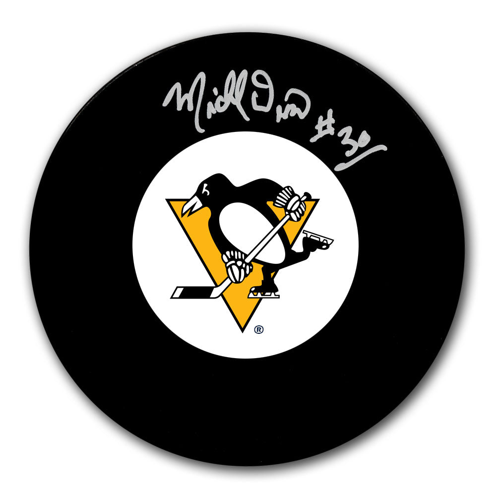 Michel Dion Pittsburgh Penguins Autographed Puck