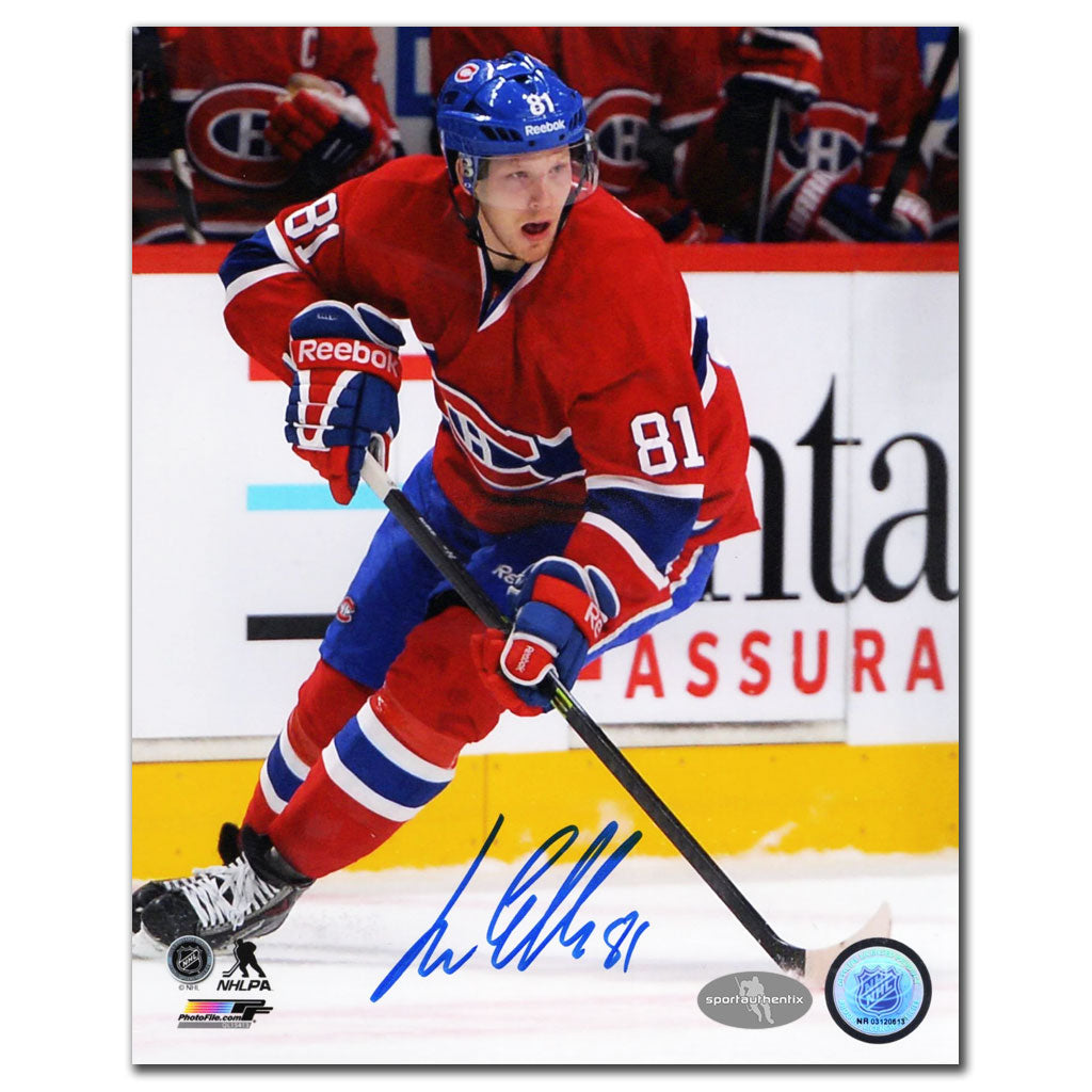 Lars Eller Montreal Canadiens Autographed 8x10