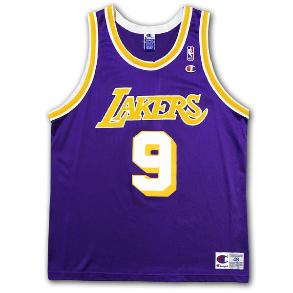 Nick Van Exel Los Angeles Lakers Champions Autographed Jersey