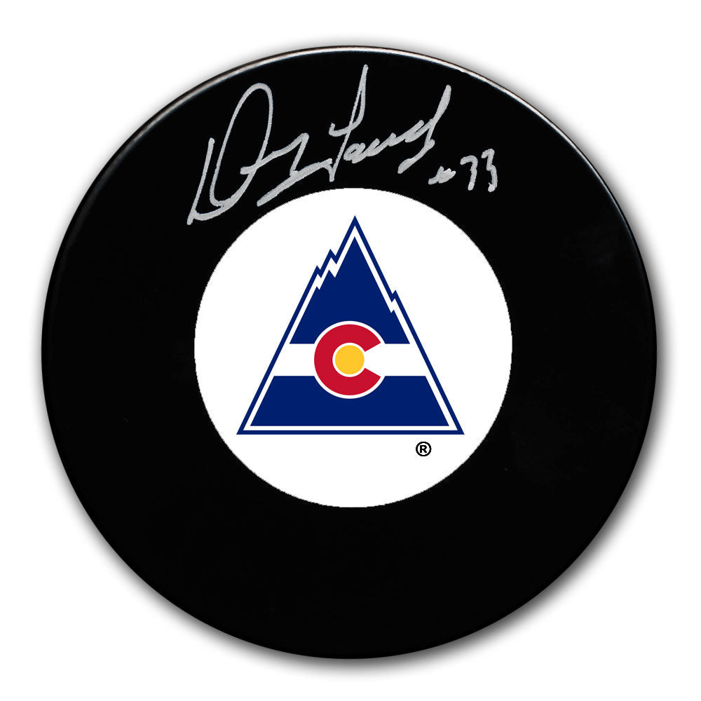 Doug Favell Colorado Rockies Autographed Puck