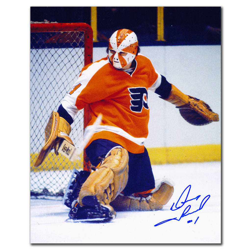 Doug Favell Philadelphia Flyers STARBURST Autographed 8x10