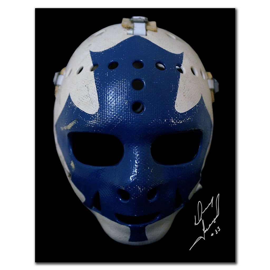 Doug Favell Toronto Maple Leafs MASK Autographed 8x10