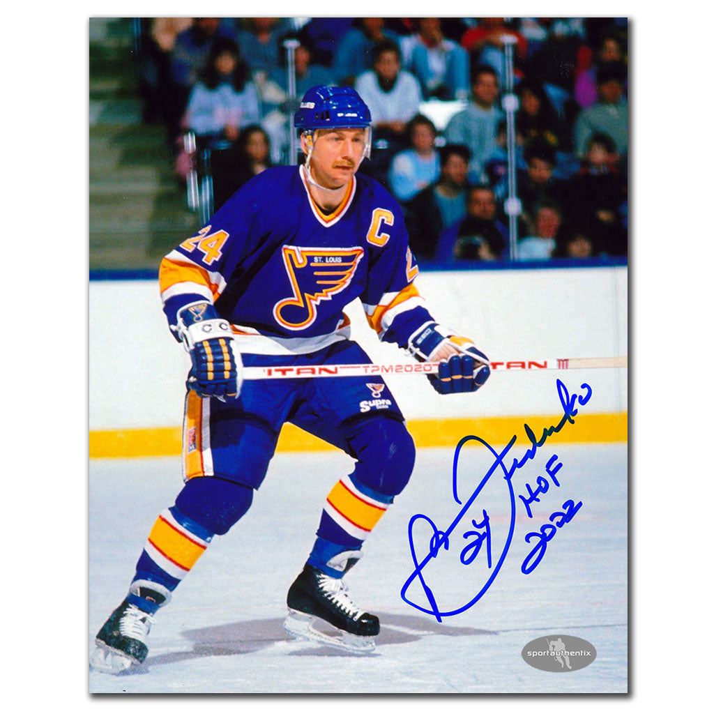 Bernie Federko St. Louis Blues CAPTAIN Autographed 8x10