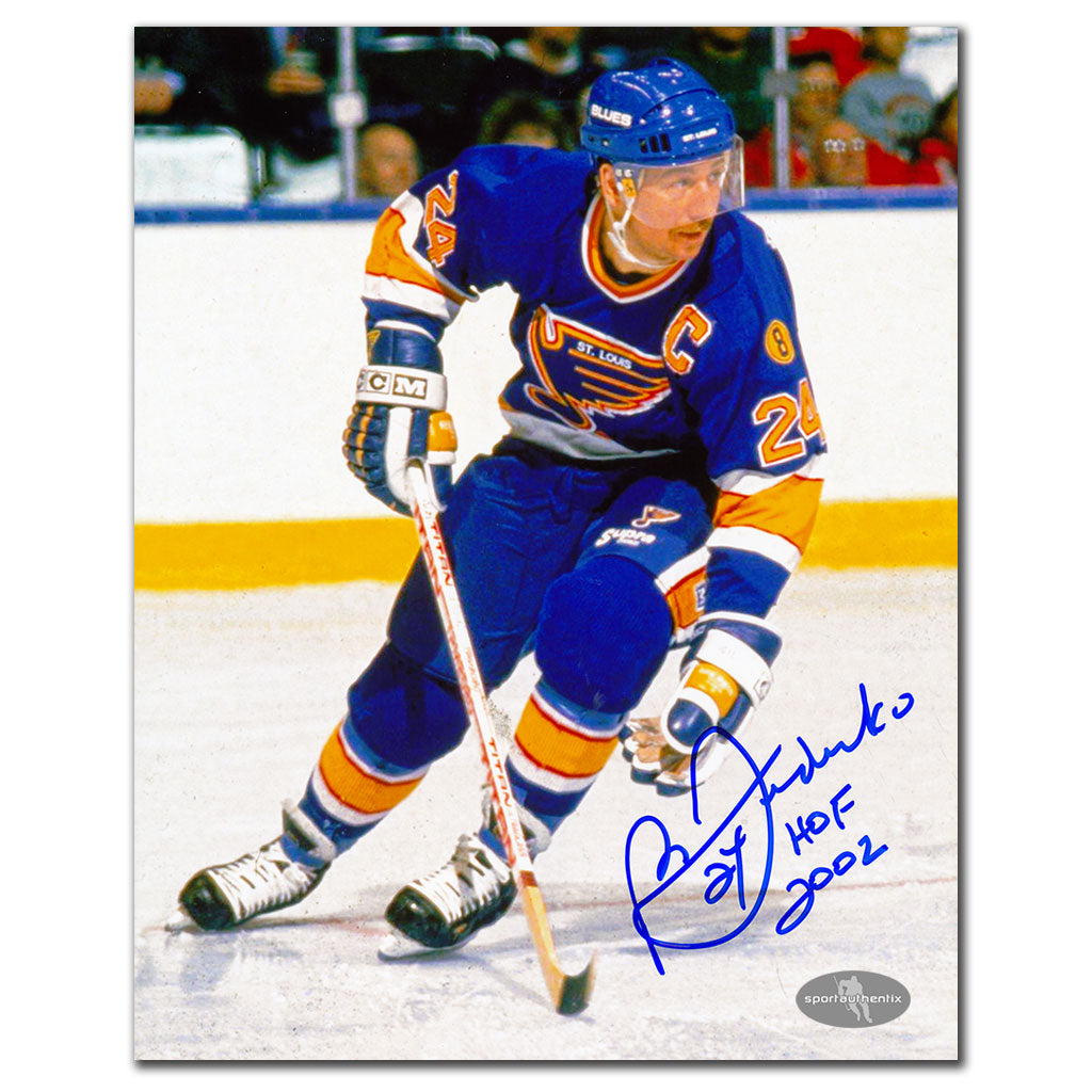 Bernie Federko St. Louis Blues RUSH Autographed 8x10