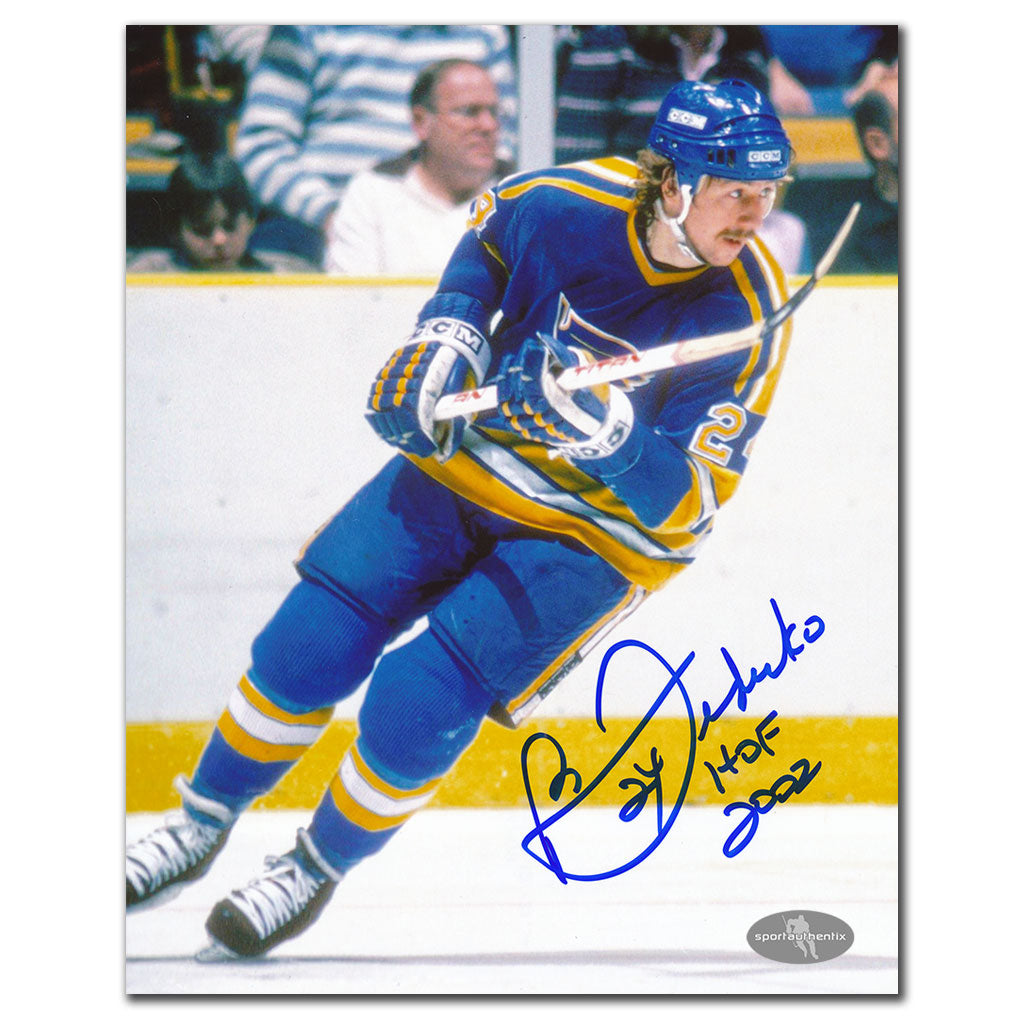 Bernie Federko St. Louis Blues ACTION Autographed 8x10