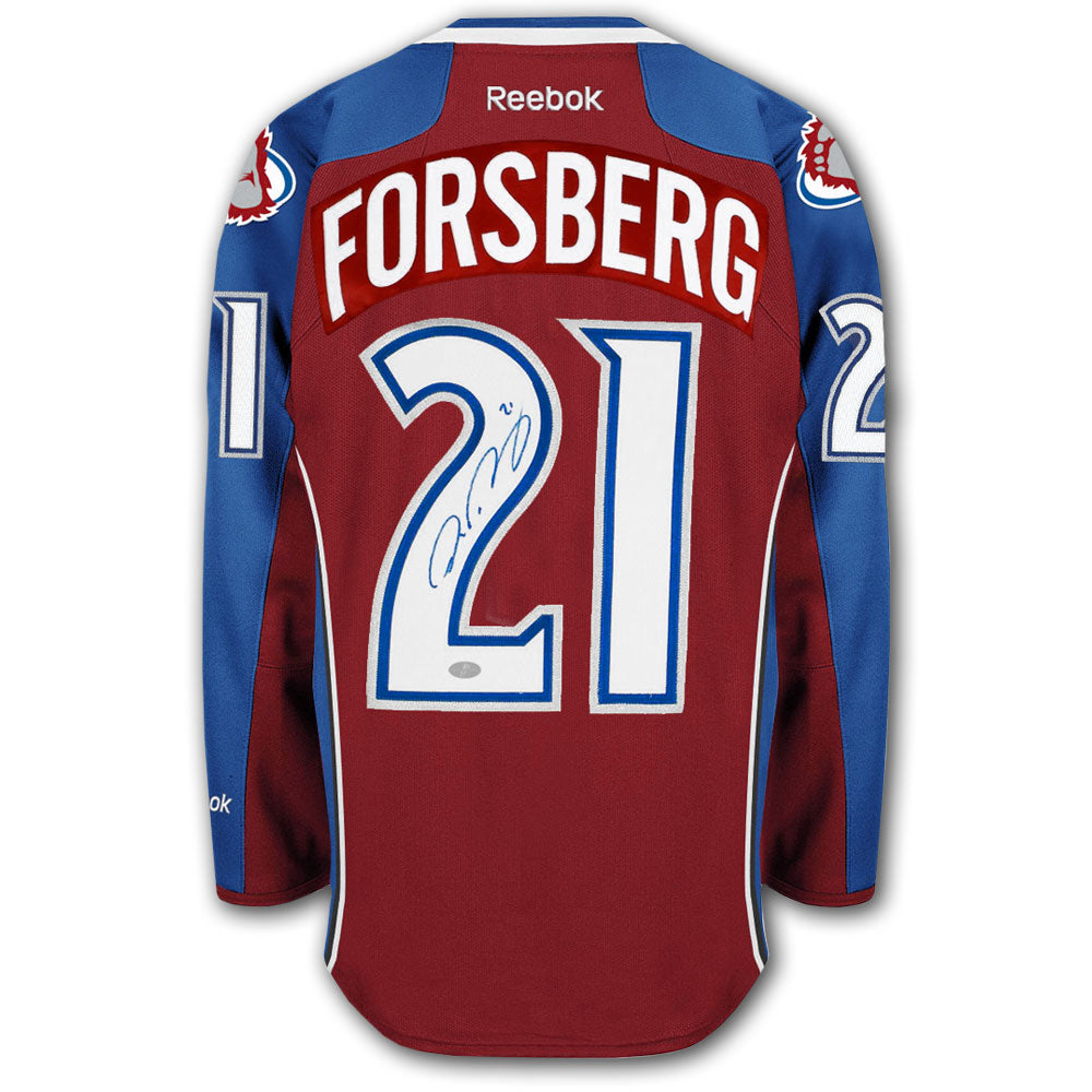 Peter Forsberg Colorado Avalanche Reebok RBK Premier Autographed Jersey