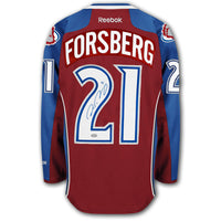 Peter Forsberg Colorado Avalanche Reebok RBK Premier Autographed Jersey