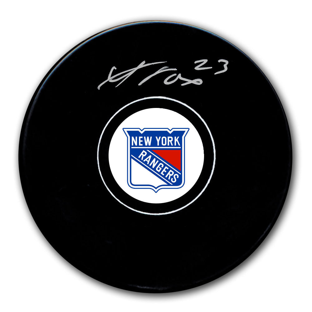 Adam Fox New York Rangers Autographed Puck