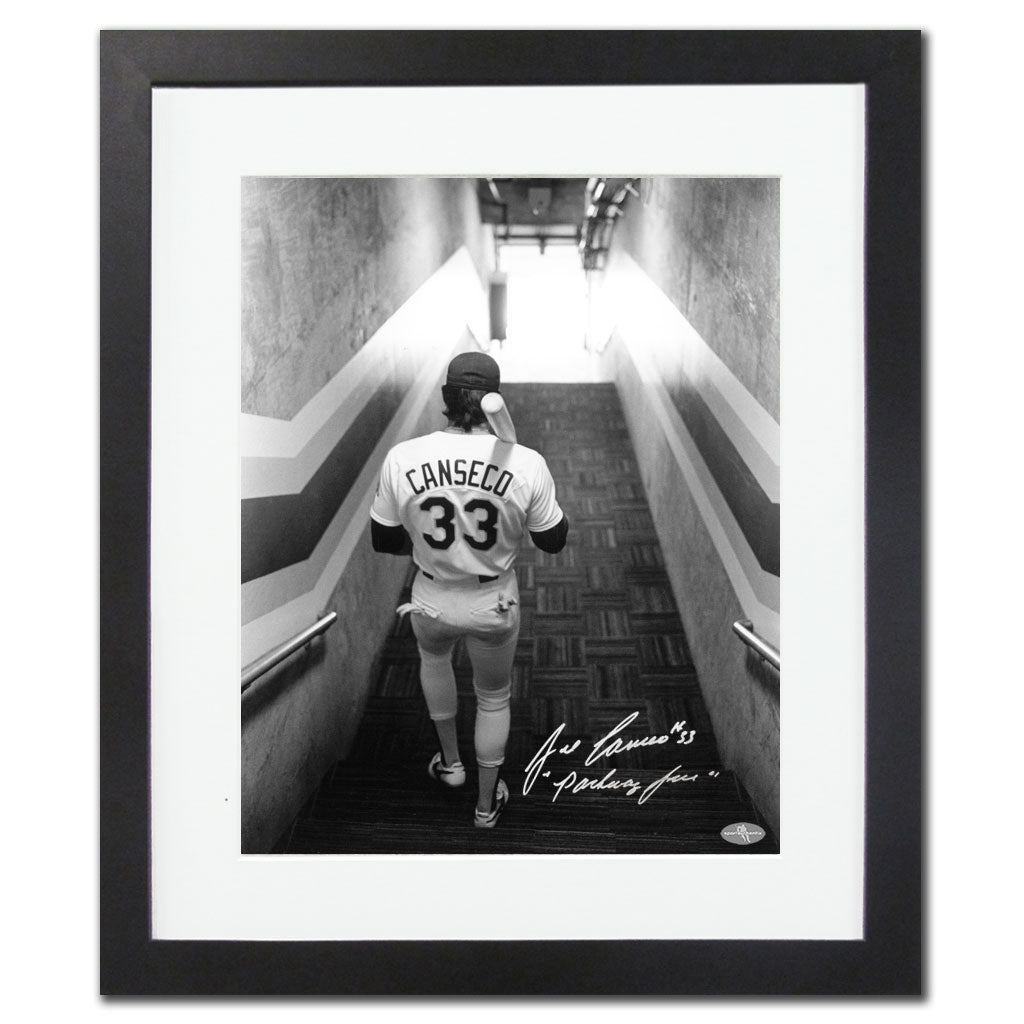 Jose Canseco Oakland Athletics PARKWAY JOE Autographed 26X32 Frame