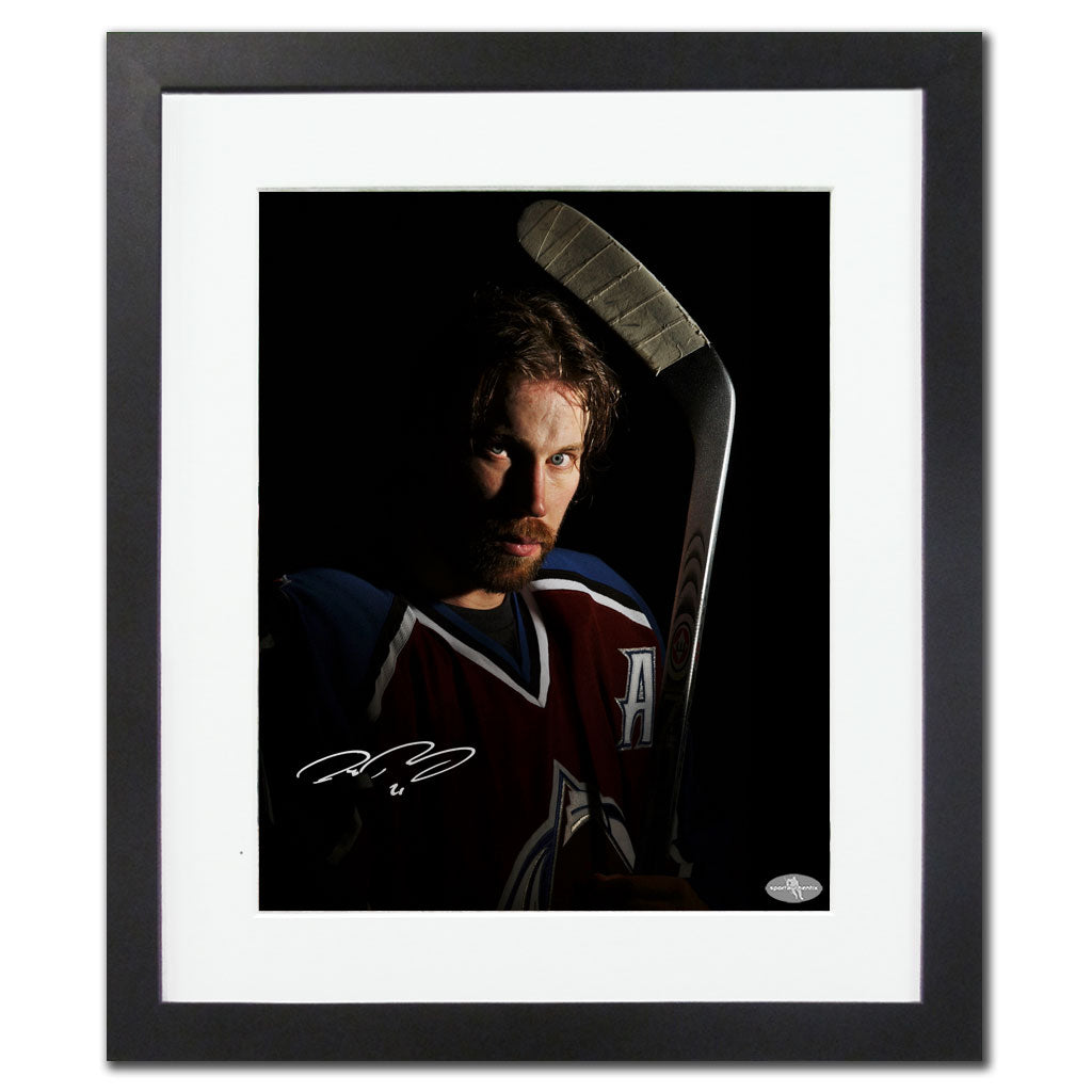 Peter Forsberg Colorado Avalanche SPOTLIGHT Autographed 26X32 Frame