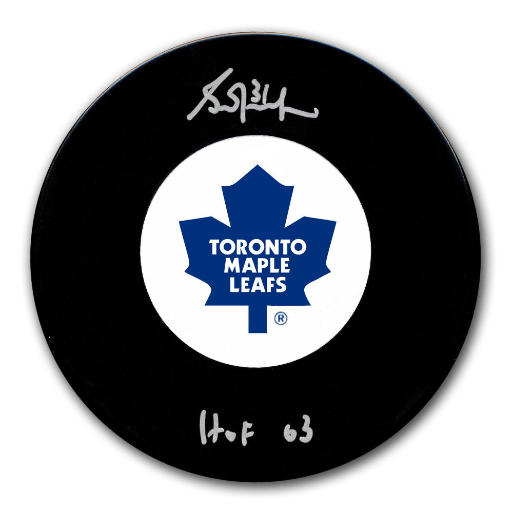 Grant Fuhr Toronto Maple Leafs HOF Autographed Puck