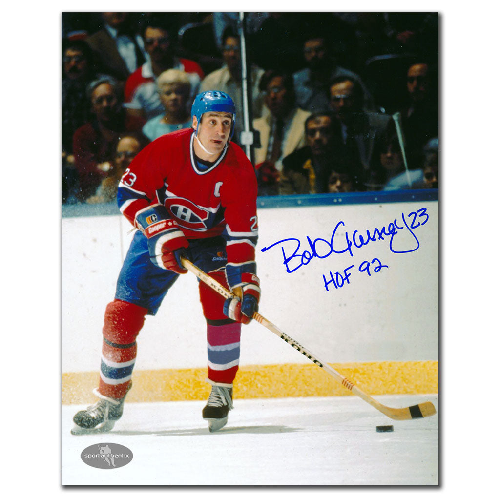 Bob Gainey Canadiens de Montréal BREAKOUT Autographié 8x10