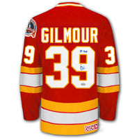 Doug Gilmour Calgary Flames 1993 Stanley Cup CCM Autographed Jersey