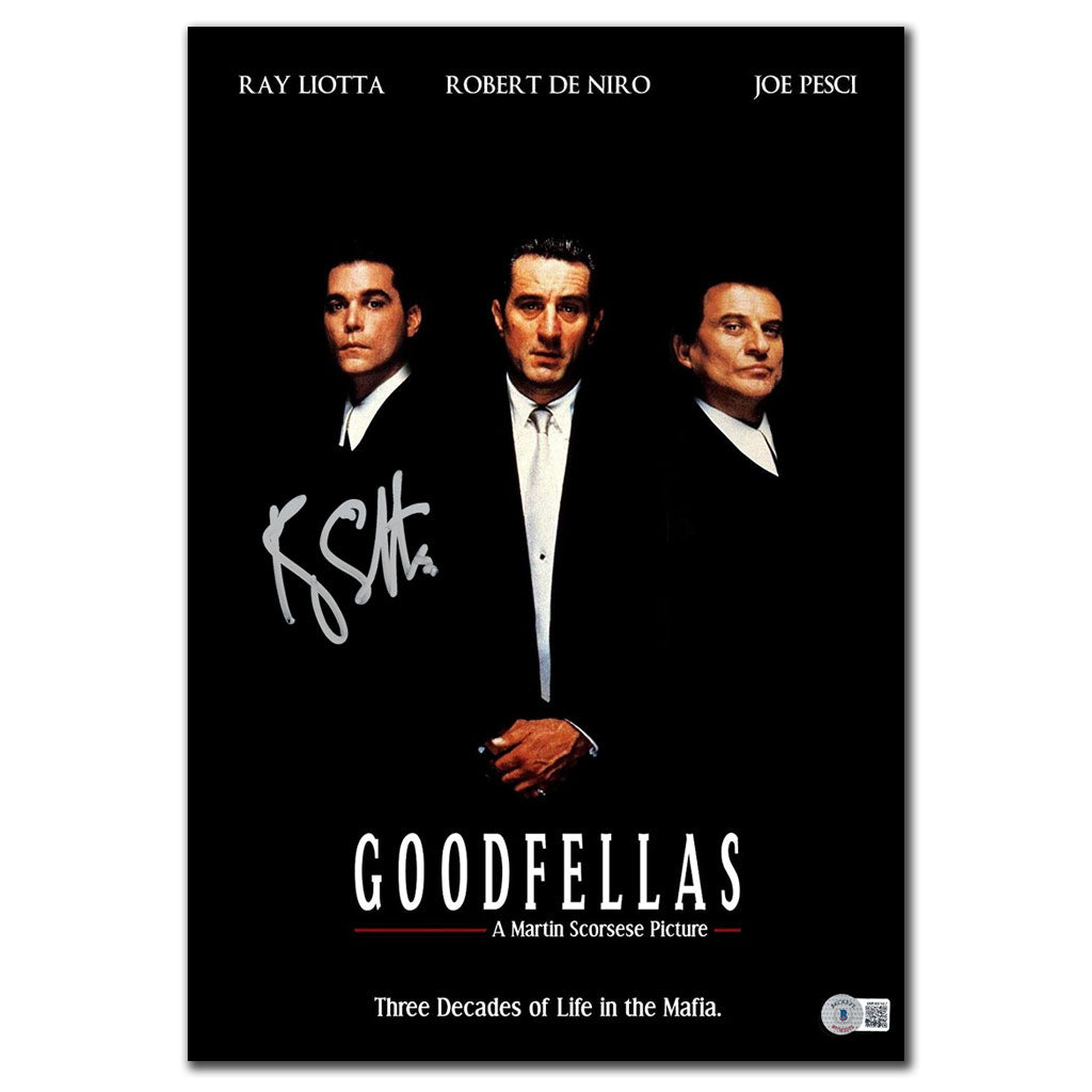 Ray Liotta GOODFELLAS Affiche de film signée 11x17 Beckett COA