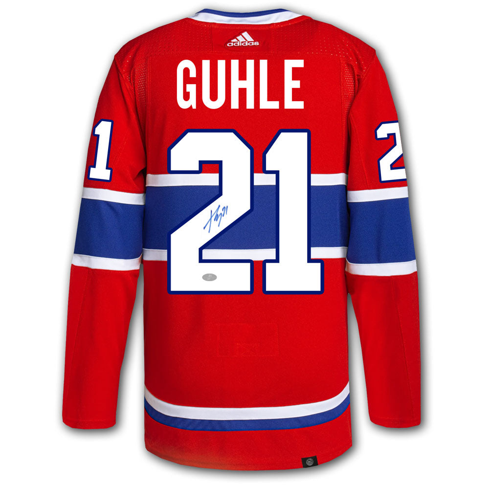 Kaiden Guhle Montreal Canadiens Adidas Pro Autographed Jersey