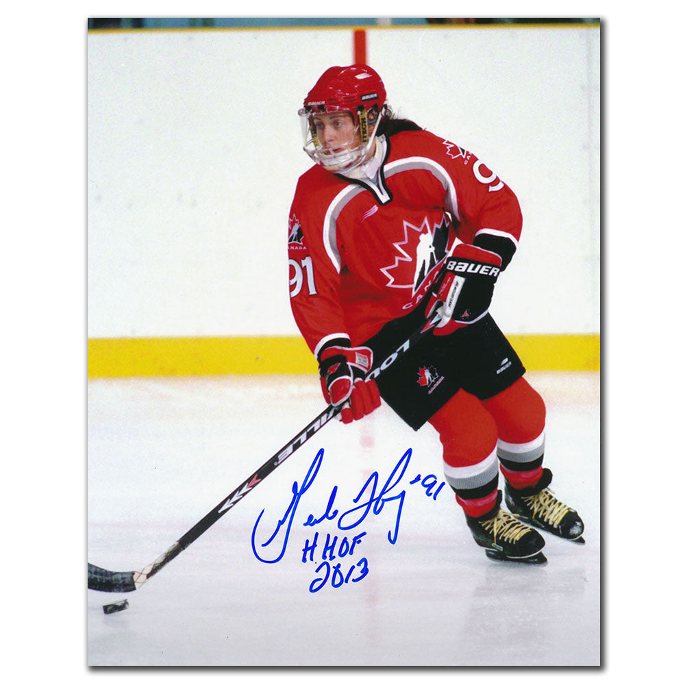 Geraldine Heaney Team Canada 1998 OLYMPICS Autographed 8x10