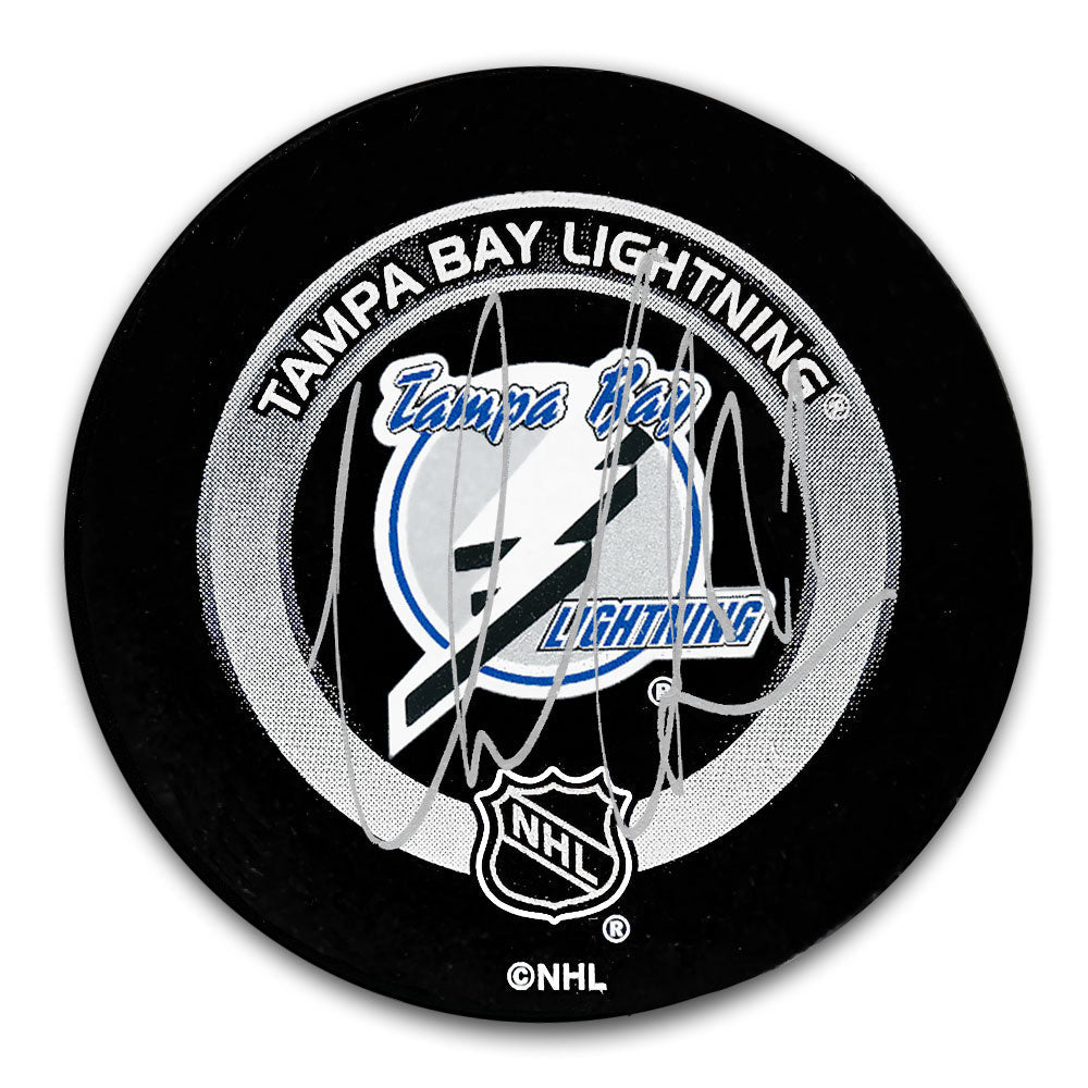 Victor Hedman Tampa Bay Lightning Autographed Official Game Puck