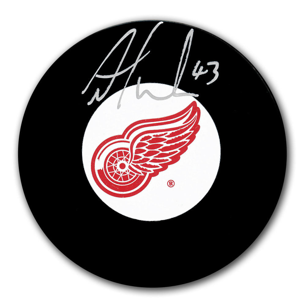 Darren Helm Detroit Red Wings Autographed Puck