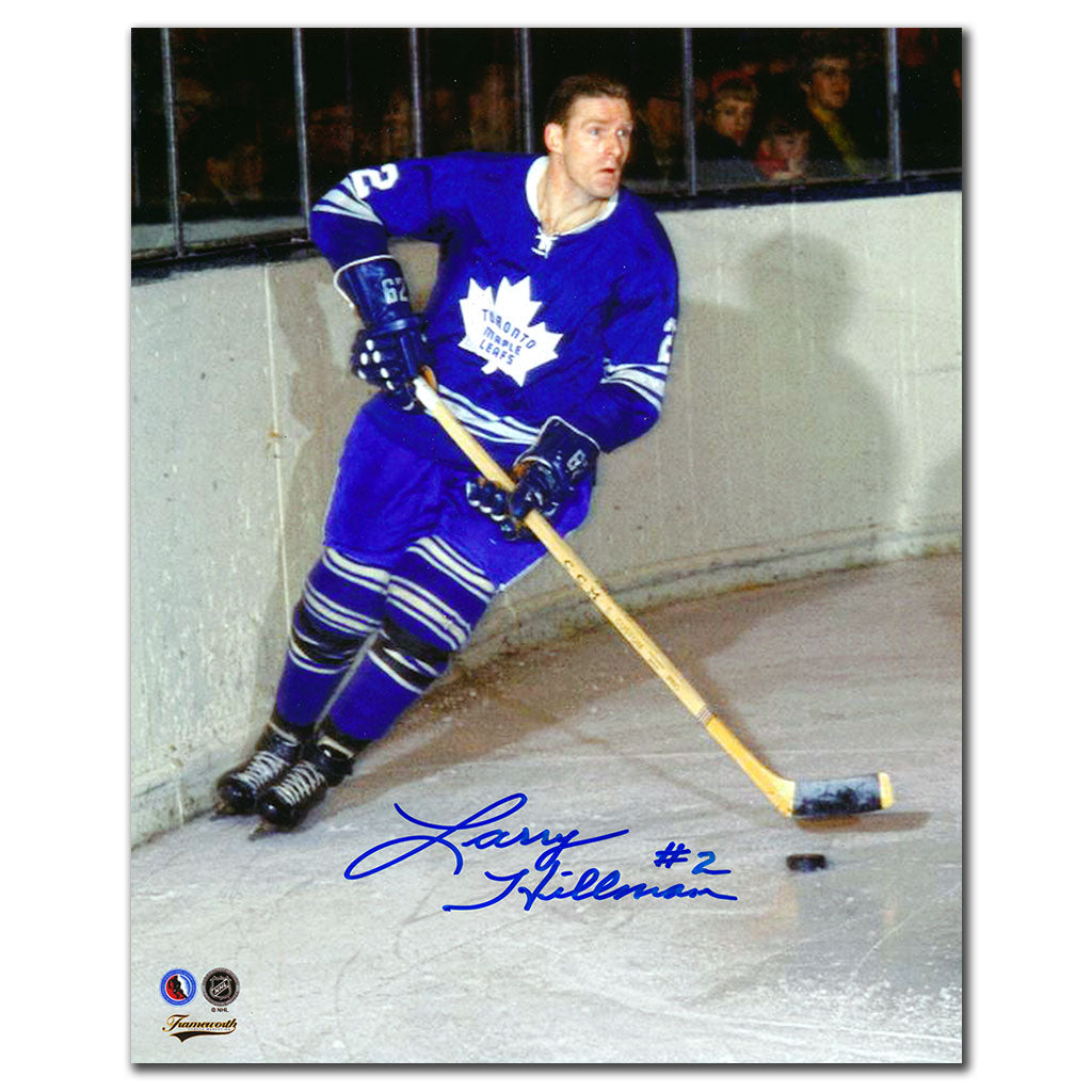 Larry Hillman Toronto Maple Leafs Autographed 8x10