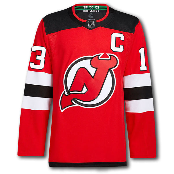 Nico Hischier New Jersey Devils Adidas Pro Autographed Jersey