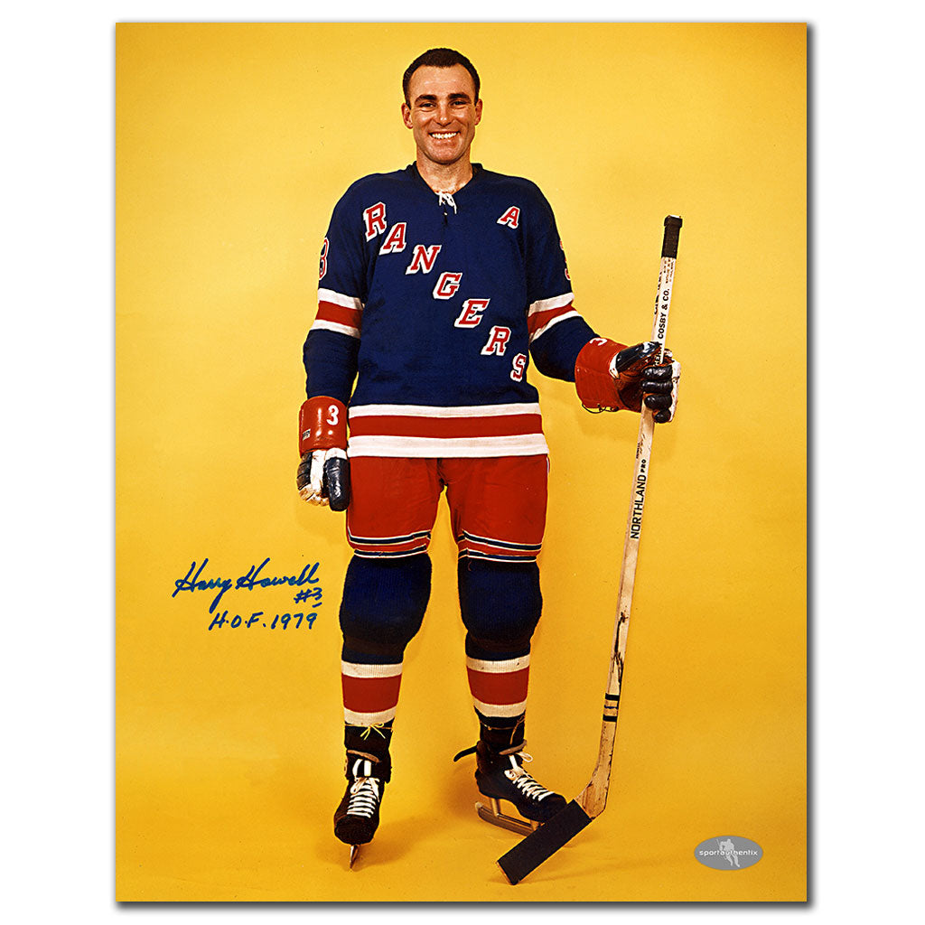 Harry Howell New York Rangers HOF Autographed 11x14 Photo