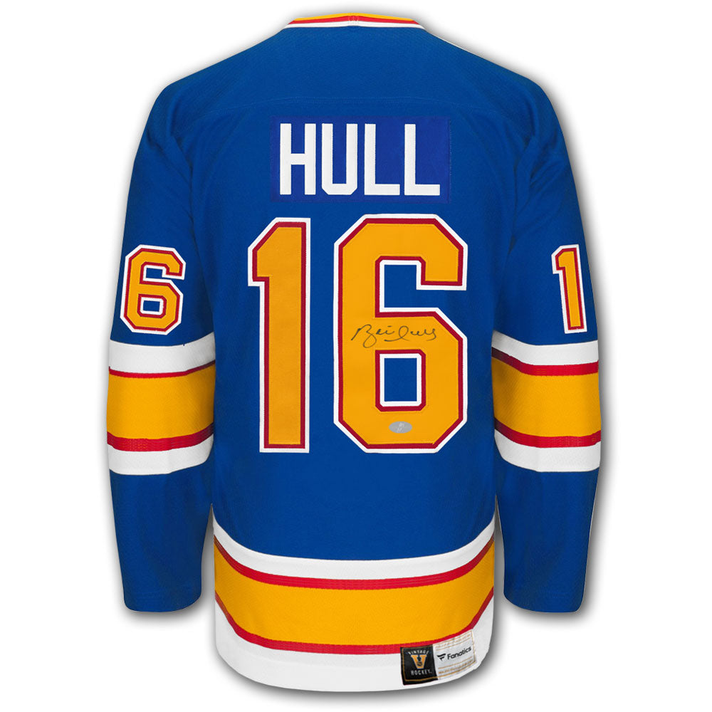 Brett Hull St. Louis Blues Retro Fanatics Vintage Autographed Jersey